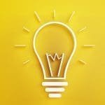 Concept of ingenious and brilliant intuition