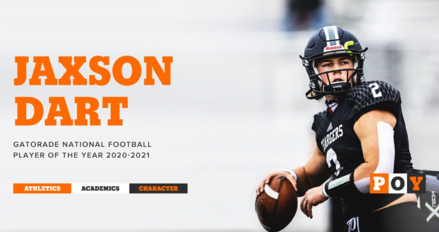 Corner Canyon's Dart makes history as Utah's first Gatorade National  Football Player of the Year - Canyons School District